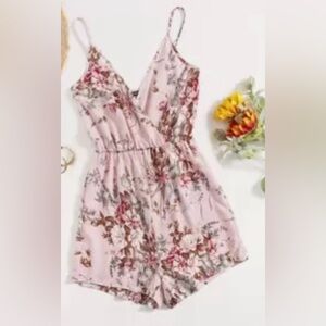 Floral Pink Romper